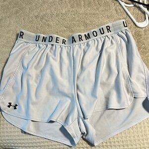 Under Armour Gray Athletic Shorts Lightweight Performance Wear